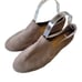 Lucky Brand Charsa Leather Perforated Flats in Beige Size 8