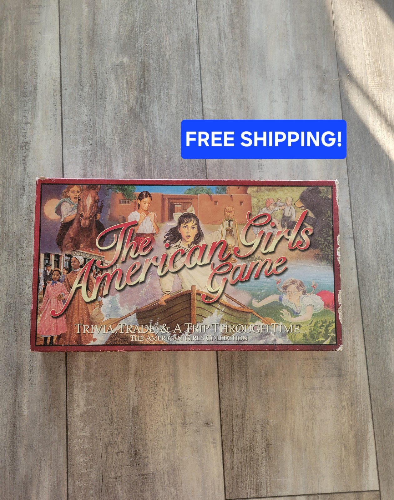 Vintage 1999 The American Girl Game Trivia Trade in a Trip Through Time