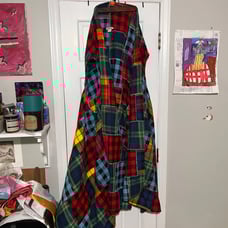 Hey Mavens Flannel Cape Vest Size B (3X+) Sleeveless in Buffet