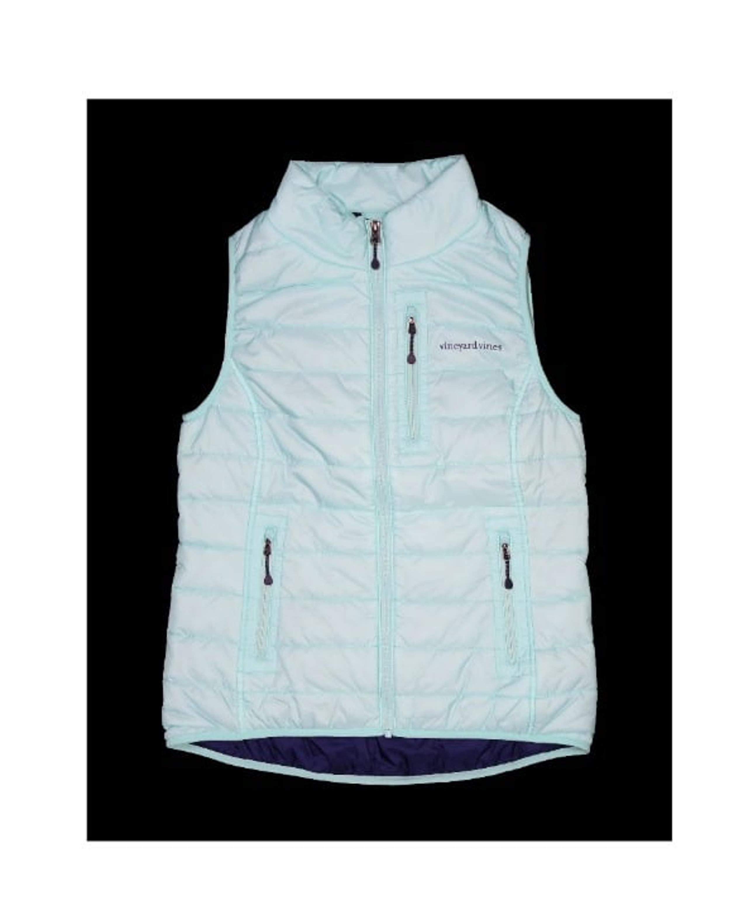 NWT Vineyard Vines Women "MOUNTAIN WEEKEND VEST" Caicos Size Small MSRP $158