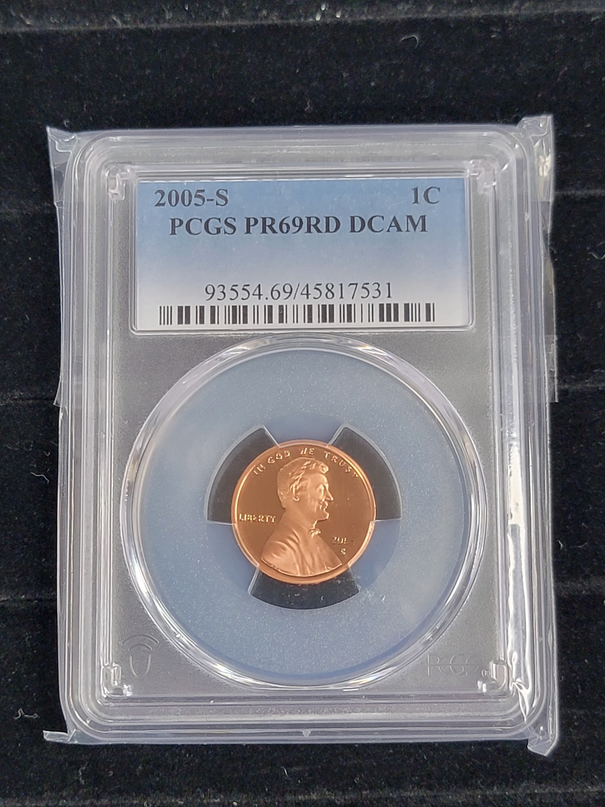 PCGS Graded 2005-S Lincoln Penny