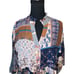 NWT Fate Patchwork Oversized Tunic Top Balloon Ruffled Sleeve Boho Cottage L