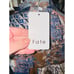 NWT Fate Patchwork Oversized Tunic Top Balloon Ruffled Sleeve Boho Cottage L