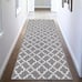 Runner Rug for Hallway Moroccan Trellis 2'x6' Long Farmhouse Kitchen