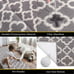 Runner Rug for Hallway Moroccan Trellis 2'x6' Long Farmhouse Kitchen