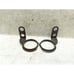 Honda CR125M Elsinore OEM Fork Boot Holder Clamps Mount Set 1977 JPA AP-267