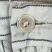 Polo Ralph Lauren Shorts Men 32 White Striped Linen Blend Buckle Back Preppy