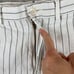 Polo Ralph Lauren Shorts Men 32 White Striped Linen Blend Buckle Back Preppy