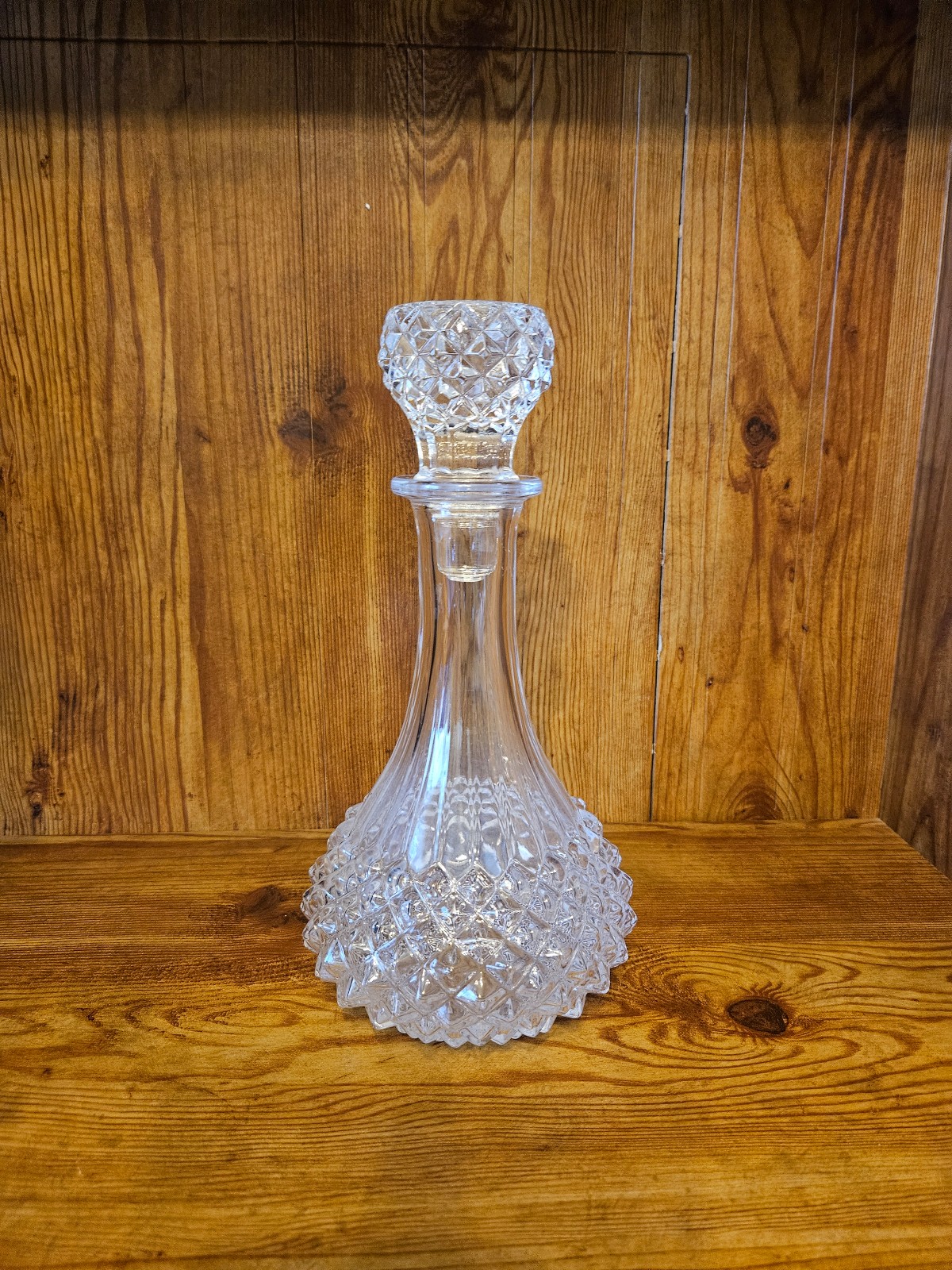 Cristal D'Arques-Durand Longchamp Crystal Decanter 24% Genuine Lead Crystal 10.5