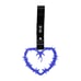 NEW 2PCS BARBED WIRE BLUE JDM TSURIKAWA RING BLACK Handle Strap Drift Charm