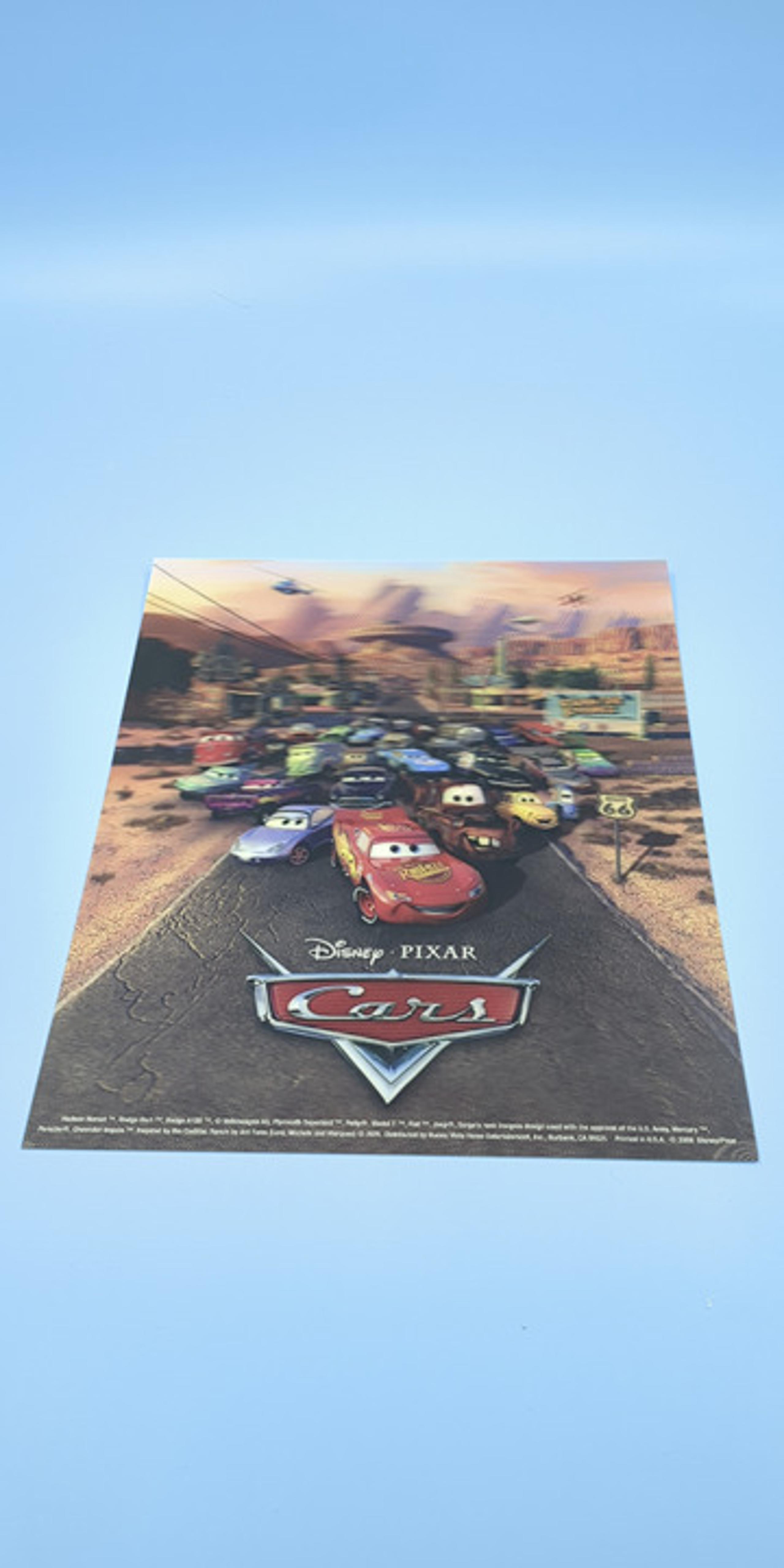CARS Disney Pixar Lenticular Holographic 3D Limited Edition Print McQueen Mater