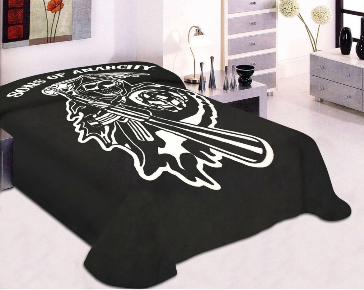 Sons of Anarchy Luxury Plush Queen Size blanket
