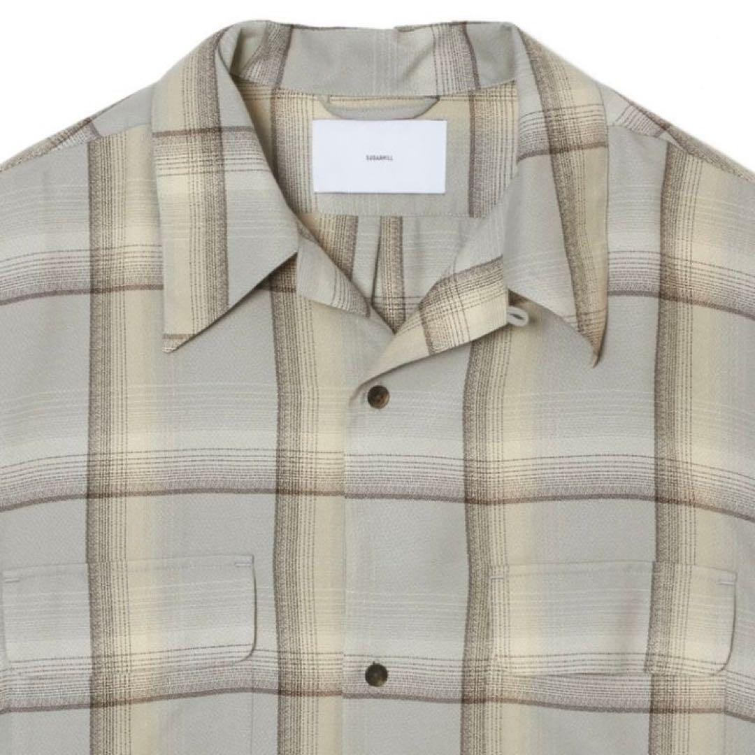 SUGARHILL [ OMBRE OPEN-COLLAR SHIRT ] PURPLE | ロイド・エフ
