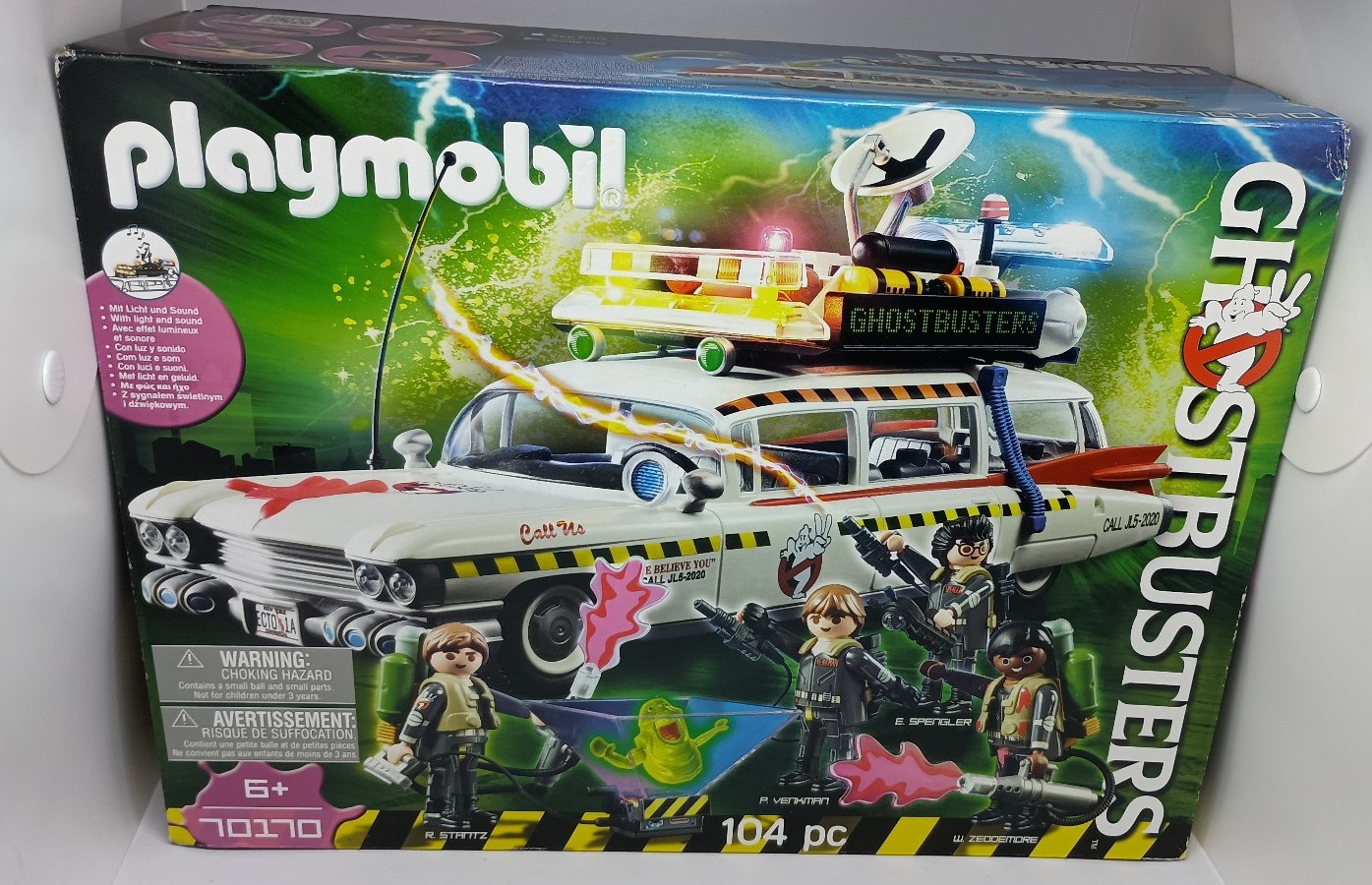 NOS 2019 Playmobil 30th Anniversary Ghostbusters 2 Ecto-1A 104-Pc #70170 Sealed