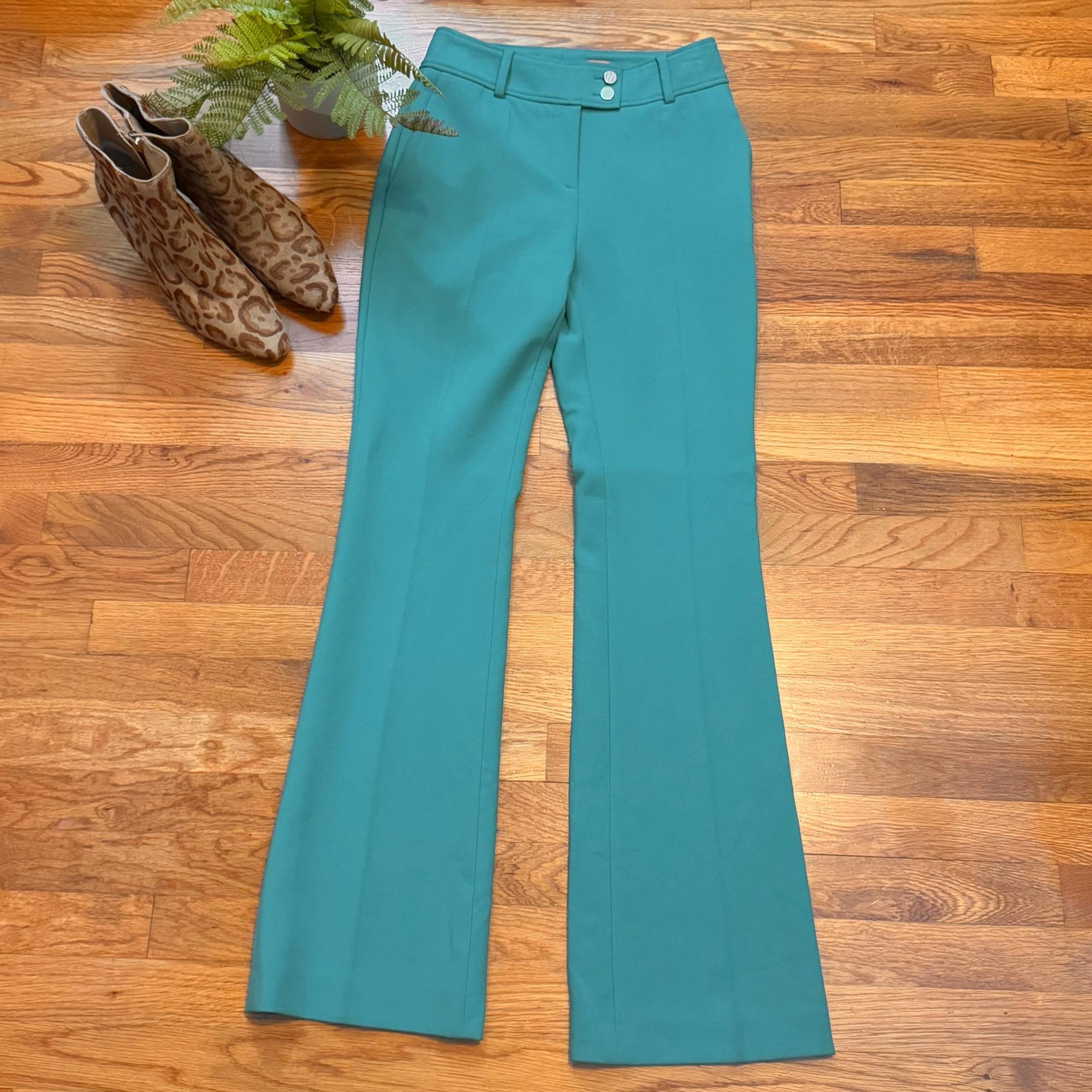 Boss Hugo Boss Women’s 2 Tekonia Flare Trouser Bright Emerald green Work Pants