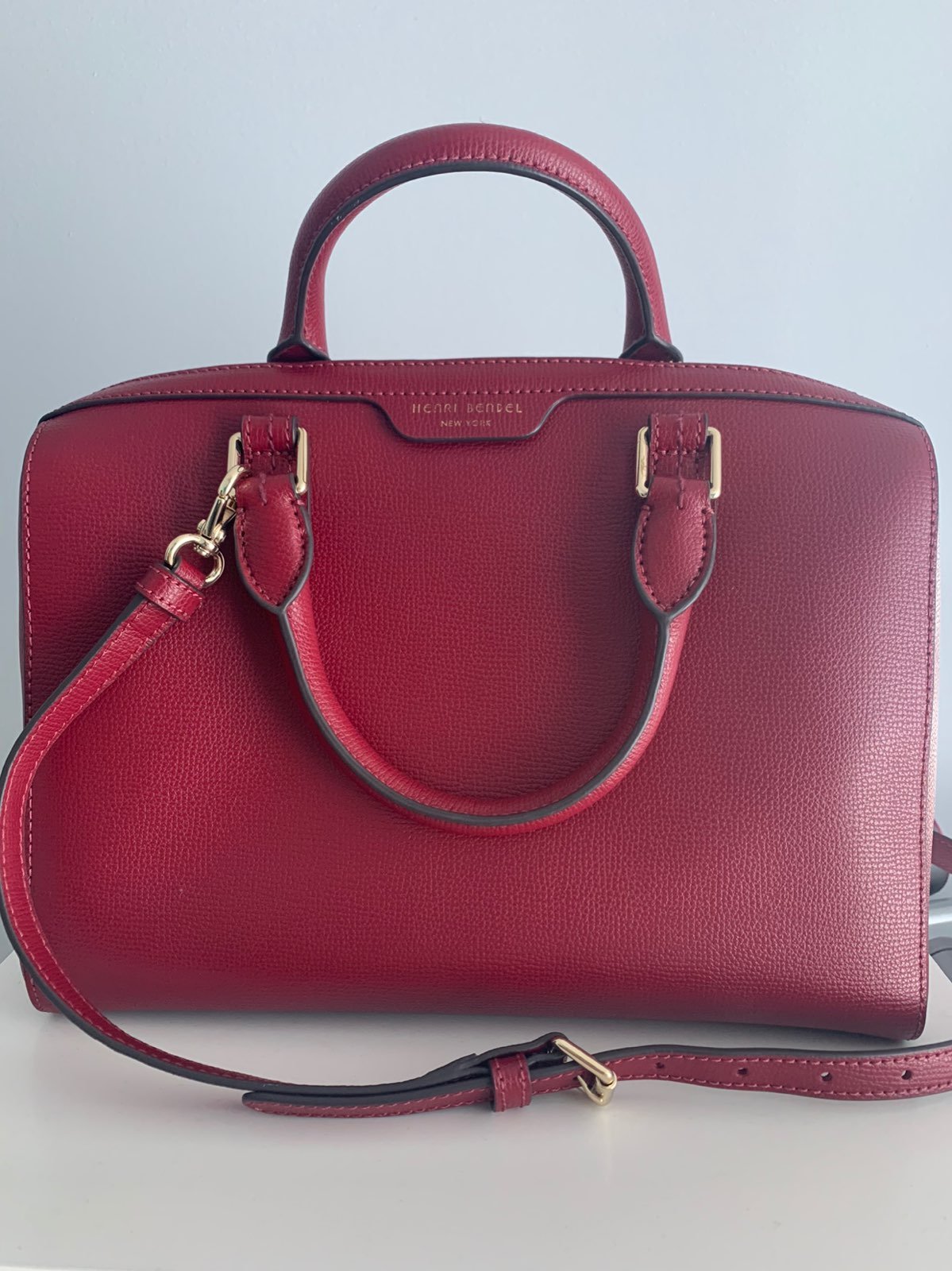 Henri Bendel W57 barrel satchel