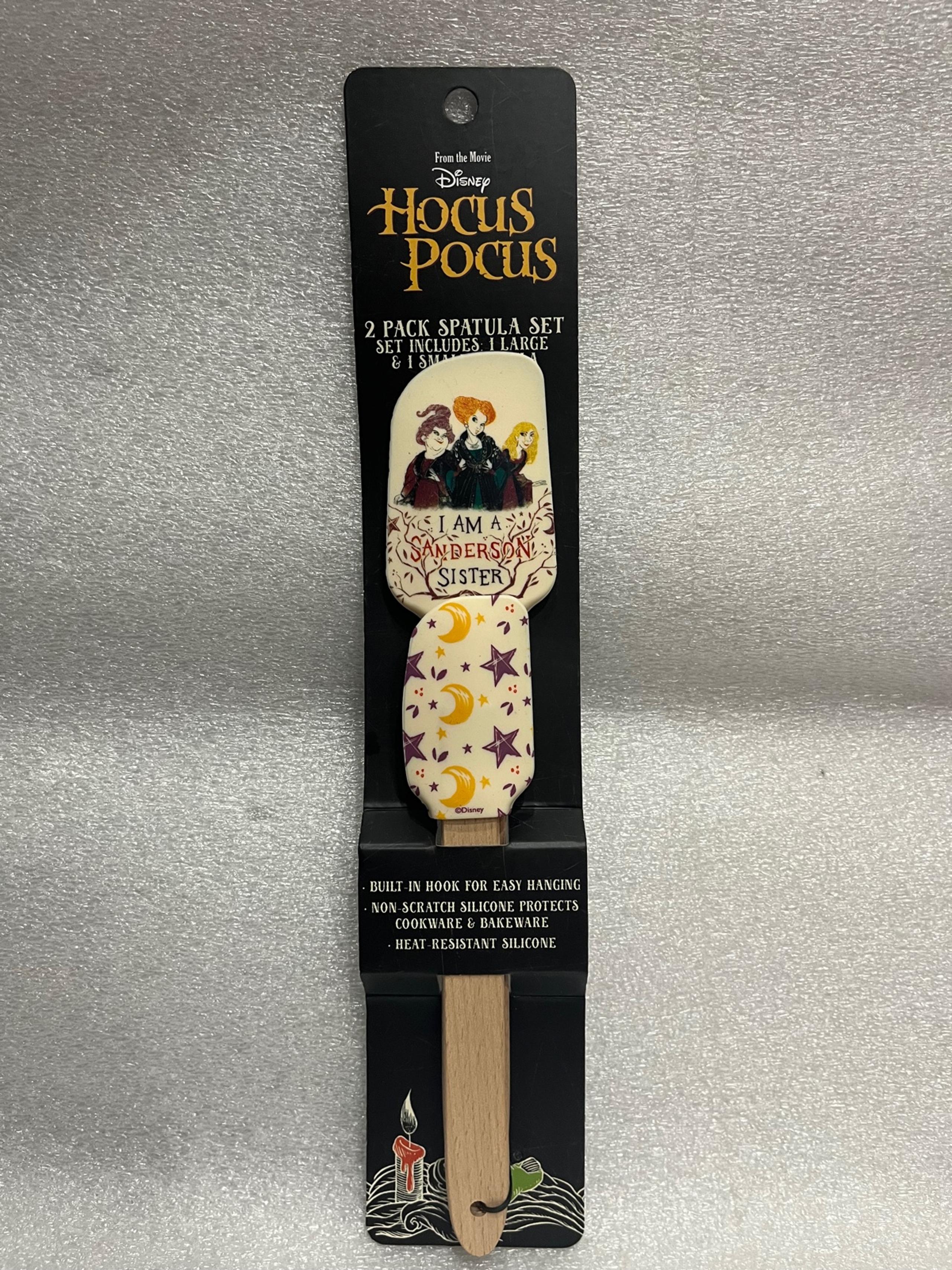 Disney’s HOCUS POCUS Sanderson Sisters 2 Pack Spatula Set 1 Large 1 Small