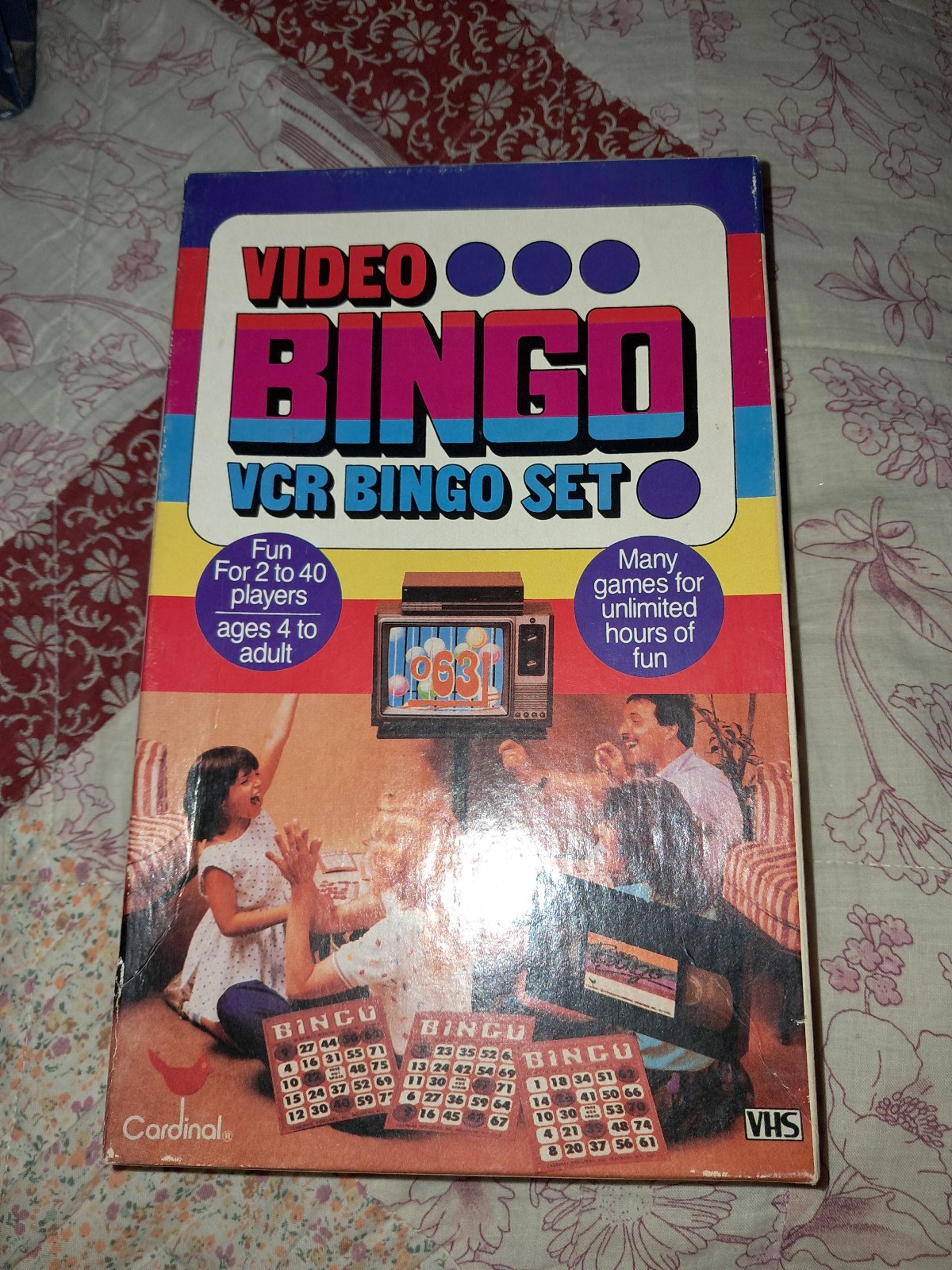 1988 Video Bingo VHS bingo set