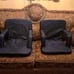 2 Naomi Home Venice PortableReclining Seats with Armrest Royal Blue/ Grande
