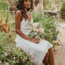 Show Me Your MuMu Verona Cowl Dress Ivory Luxe Satin White NWT Size Medium