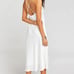 Show Me Your MuMu Verona Cowl Dress Ivory Luxe Satin White NWT Size Medium