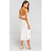 Show Me Your MuMu Verona Cowl Dress Ivory Luxe Satin White NWT Size Medium