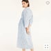 J. Crew Linen Robe in Floral Vines