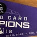 Colorado Rockies MLB Baseball NL Wild Card Champions 2018 collectible souvenir