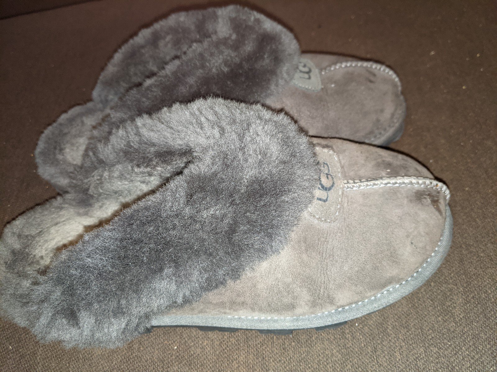 game with these UGG COQUETTE Sheepskin Slide Slippers