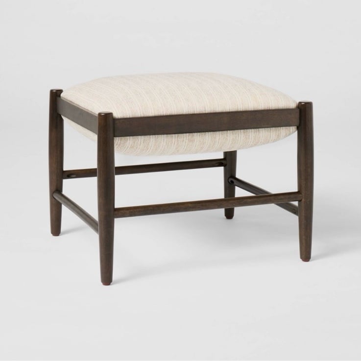Threshold designed w/Studio McGee Ottoman Farmhouse Living Room Cream