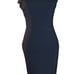 Nicholas one shoulder dress in black