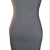 Nicholas one shoulder dress in black