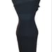 Nicholas one shoulder dress in black