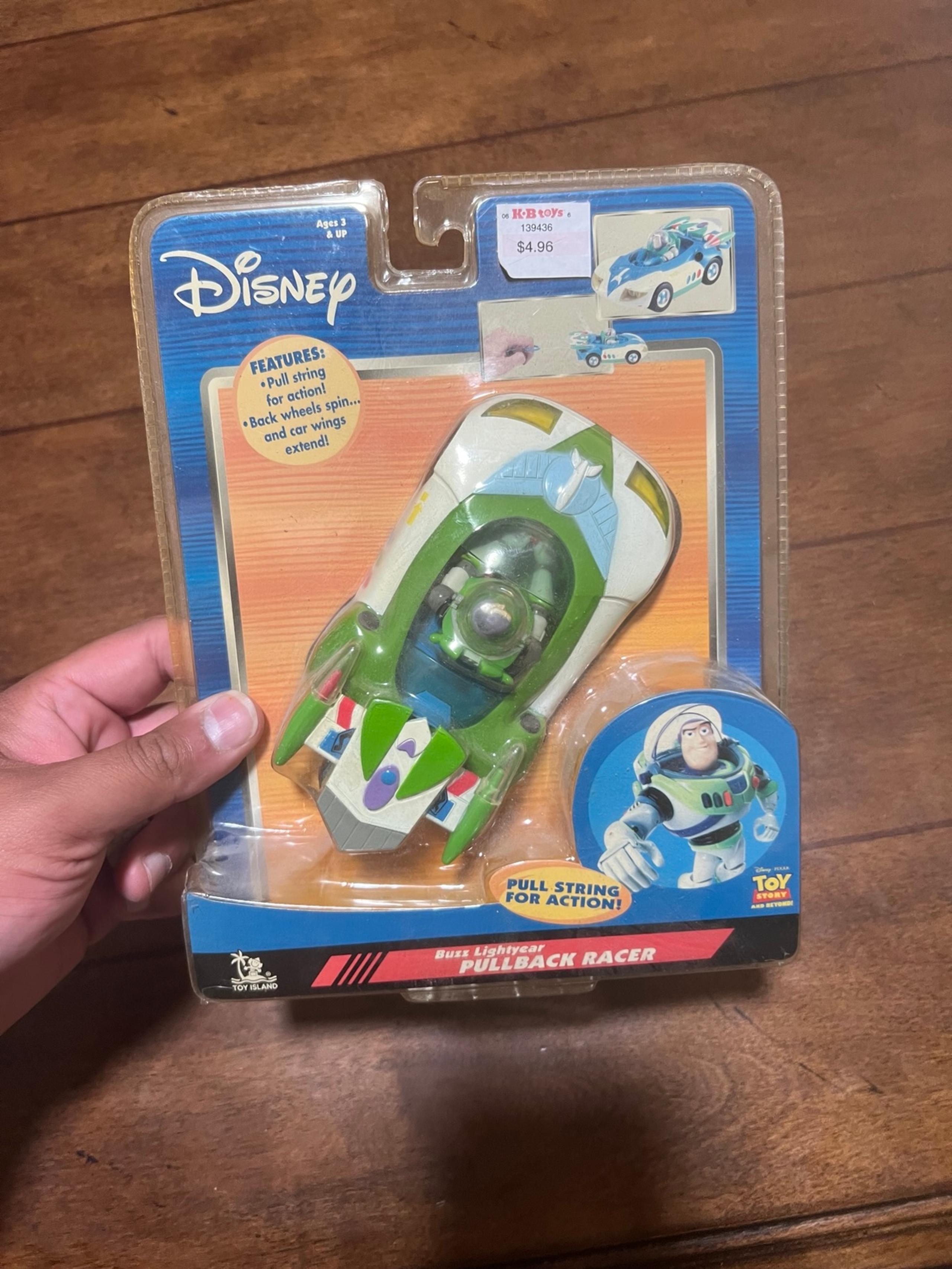 Disney Toy Story Buzz Lightyear Pullback Racer New Factory Sealed 2000