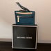 NWT MICHAEL KORS Jet Set Travel Saffiano Leather Card Case Lanyard Pale Blue