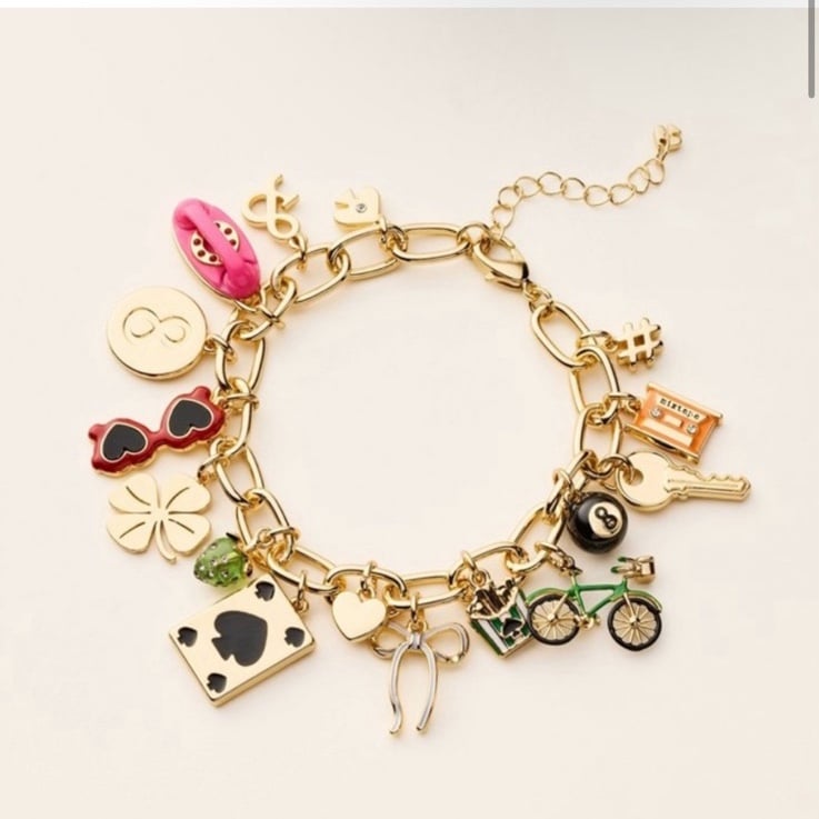 Kate Spade x Target charm bracelet new in box