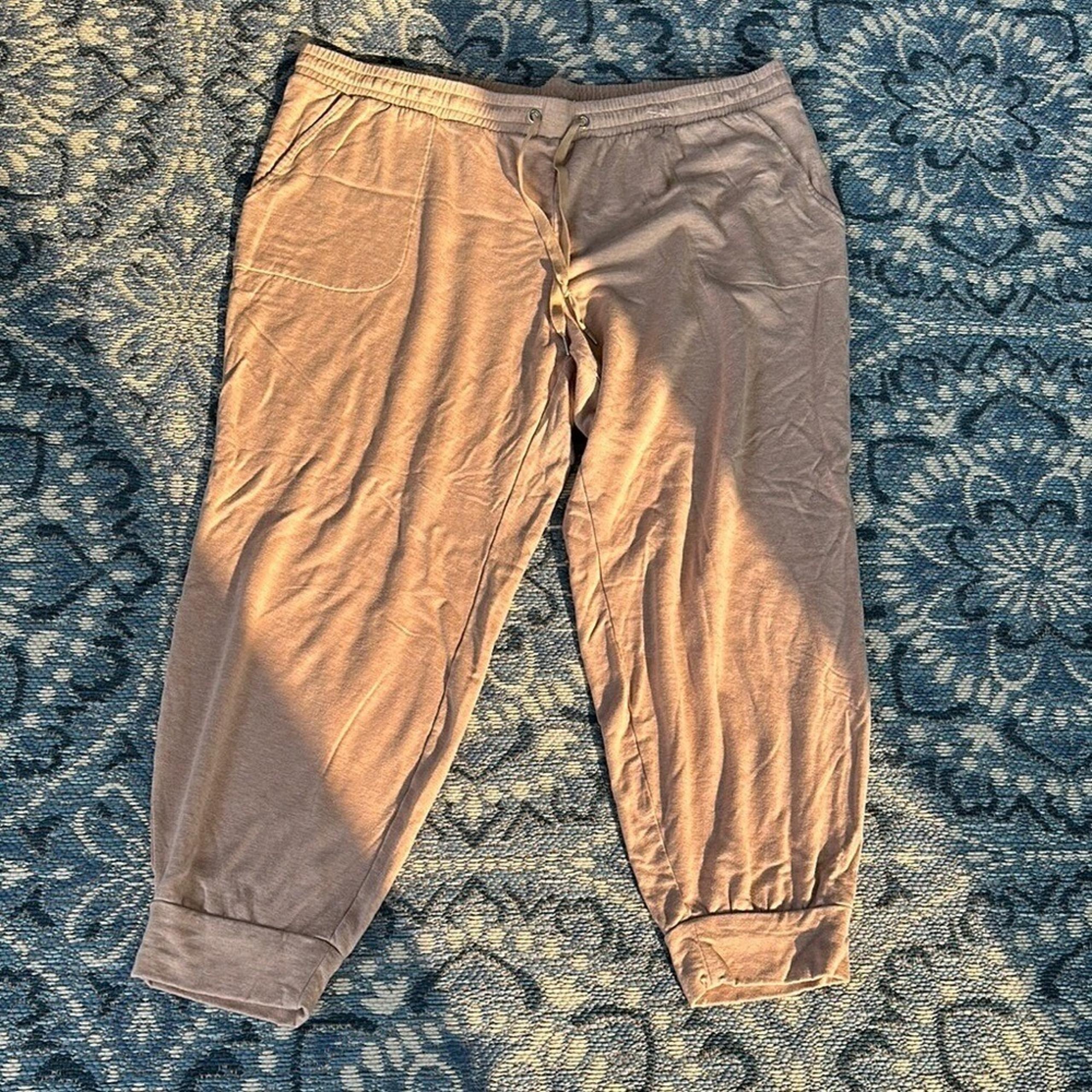 Soma Casual Tan Jogger Pants - Super Soft