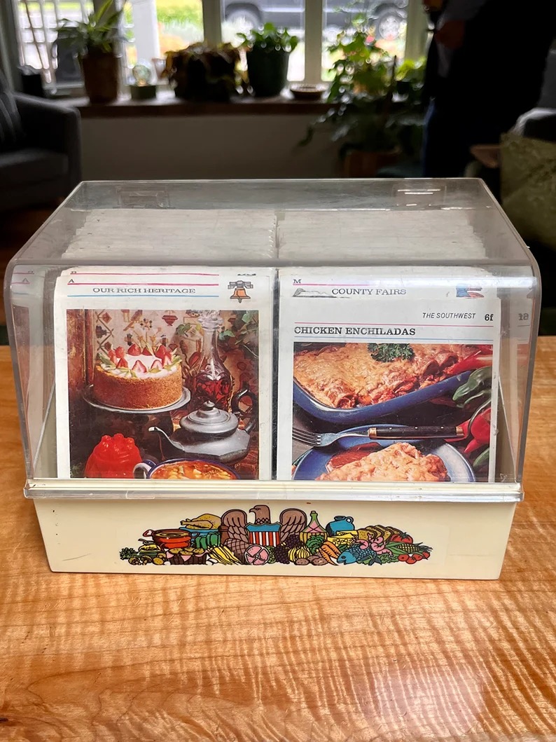 McCalls Great American Recipe Card Collection- Vintage 1970s Kitchen Classic- MC