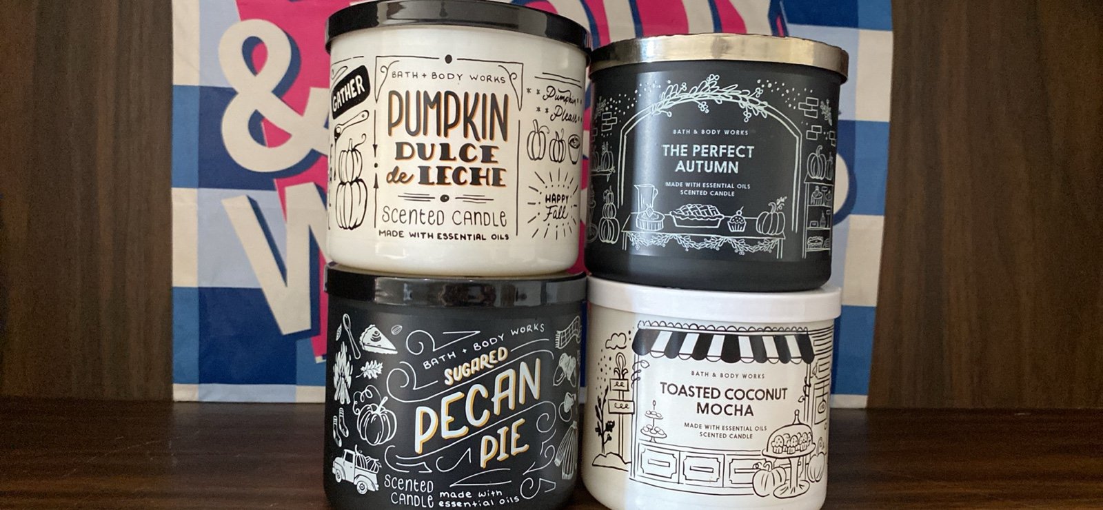 Bath and body works candle bundle