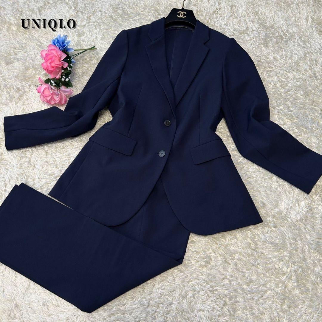 Uniqlo感動 Jacket and Pants Set, Navy, Size M, 2-Button