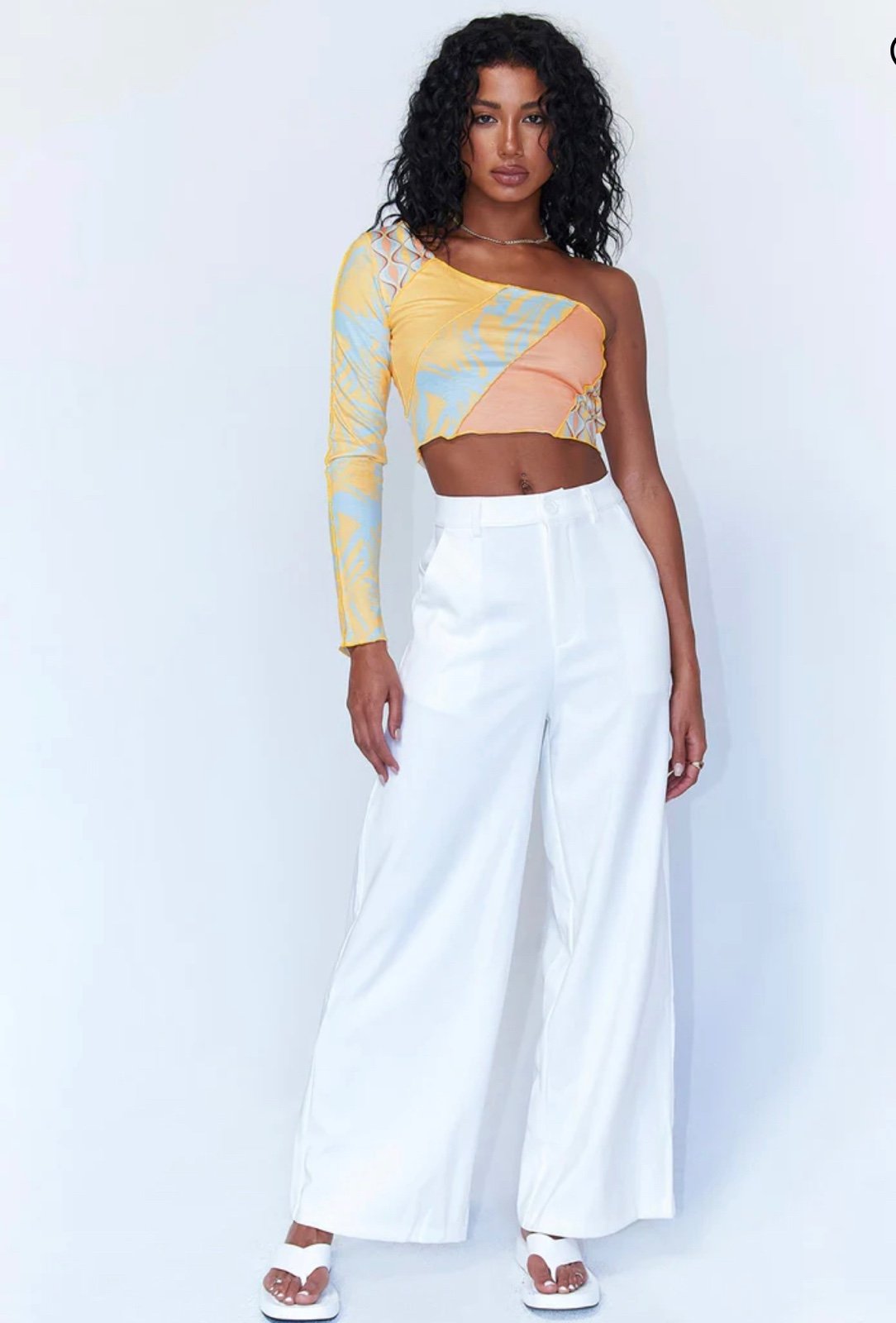 Princess Polly Naomi Pants White