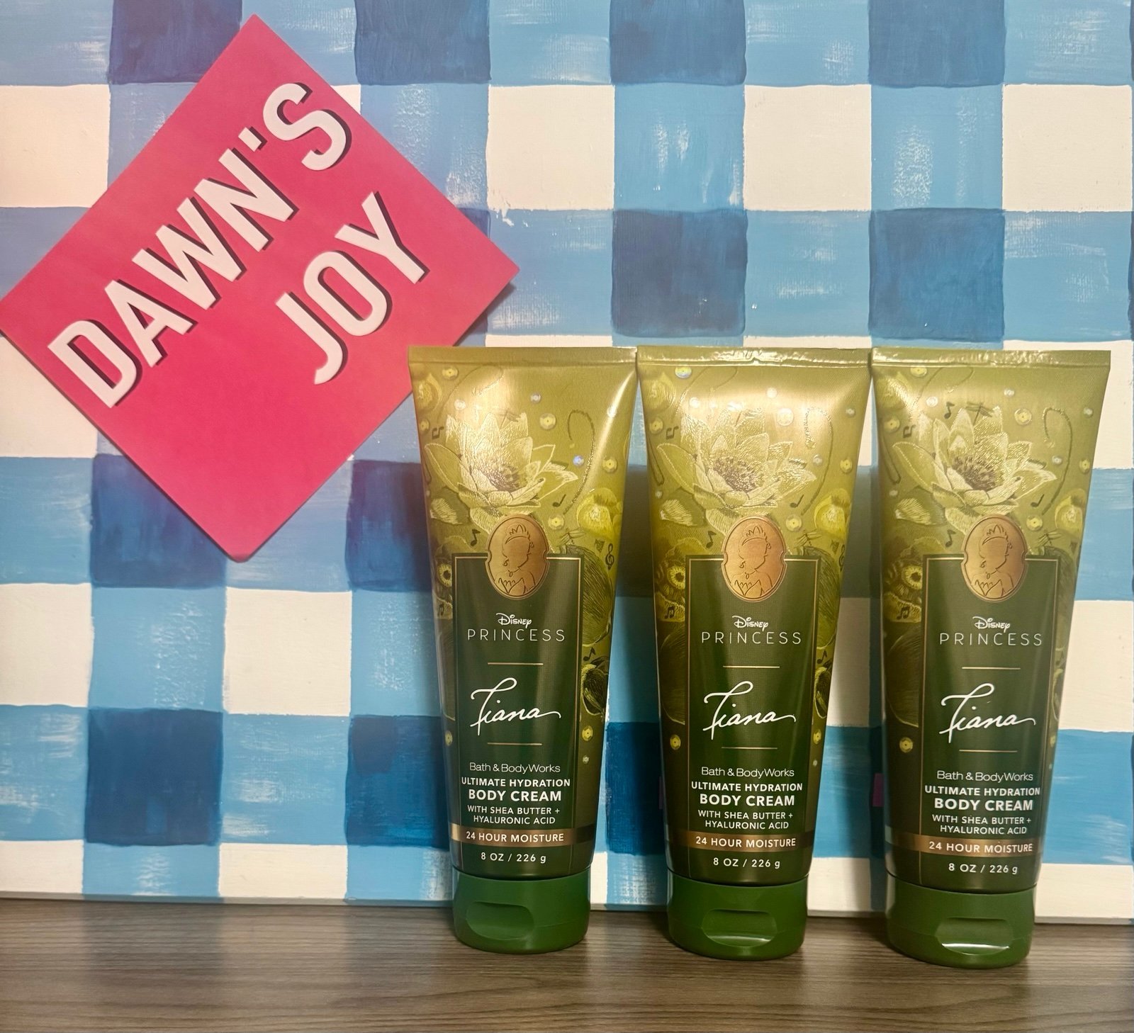 BBW Disney Princess Tiana Body Cream x3