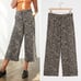 NWT Anthropologie Kate Leopard Print Cropped Trousers | 6