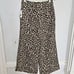 NWT Anthropologie Kate Leopard Print Cropped Trousers | 6