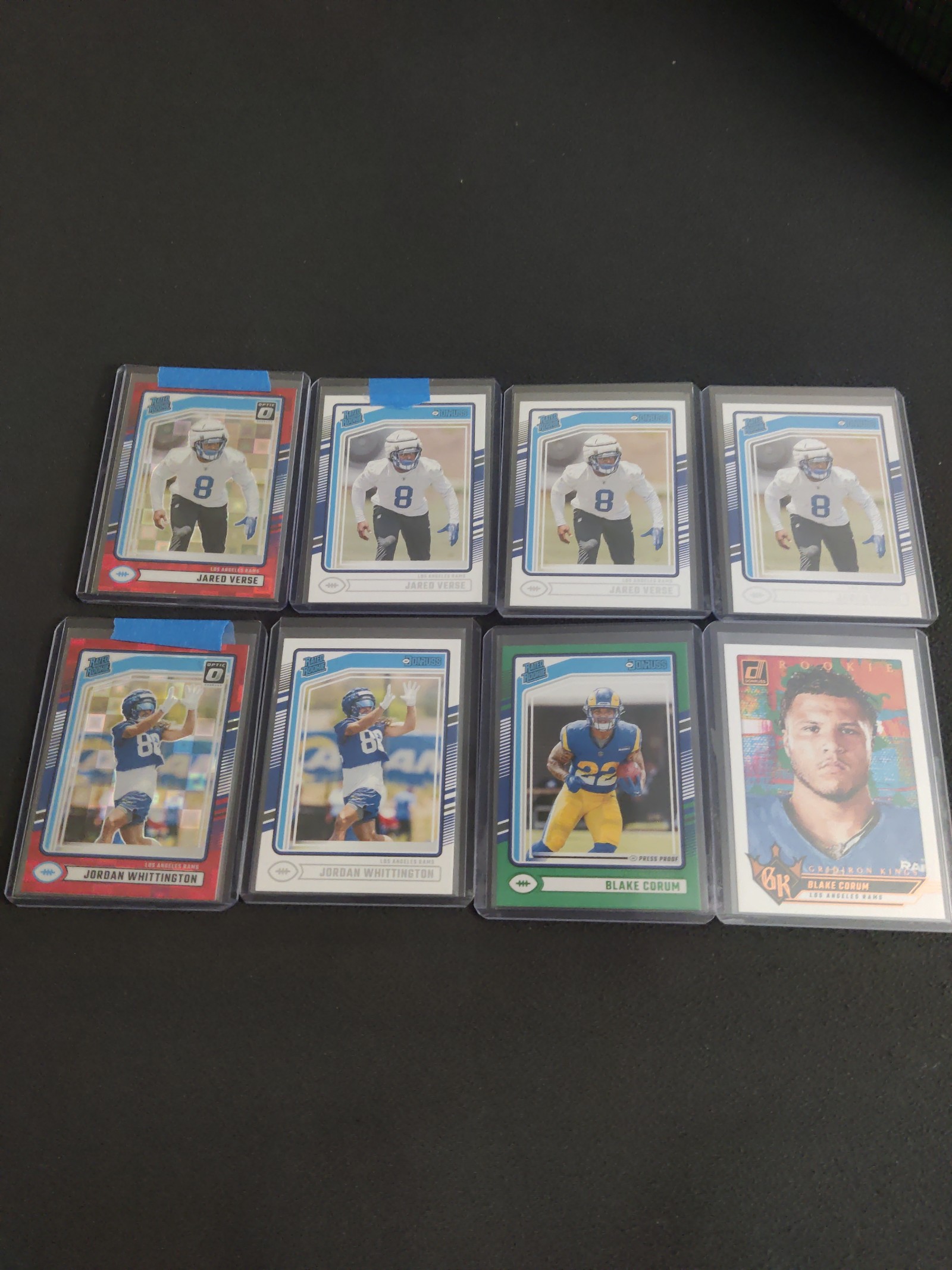 Los Angeles Rams Rookie Lot Verse Corum Whittington