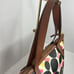 Fossil Mimi Black Floral Tote Leather Shoulder Bag EUC