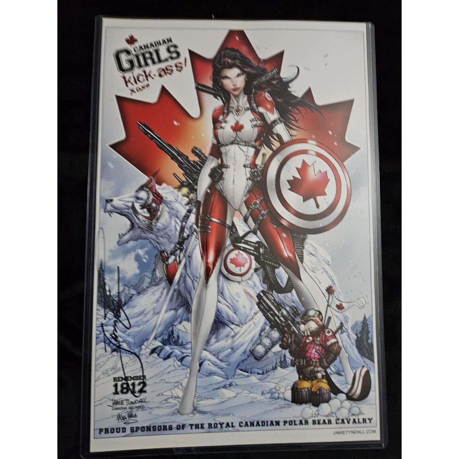 Jamie Tyndall - Van Helsing vs Werewolf - 11 x 17 Art Print - SIGNED w/COA