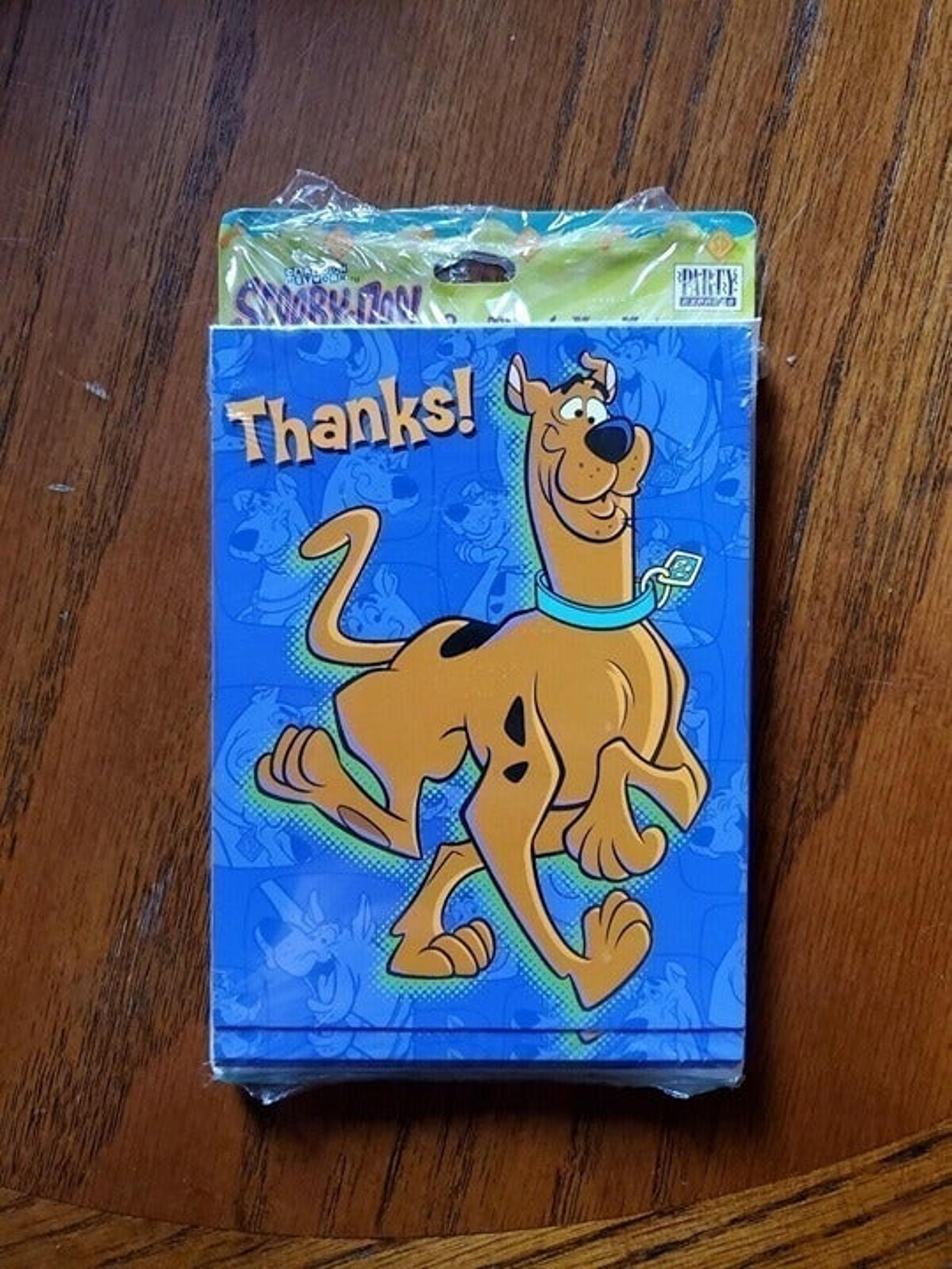 New Party Express Hallmark Cartoon Network Scooby-Doo 8 Thank-You Notes