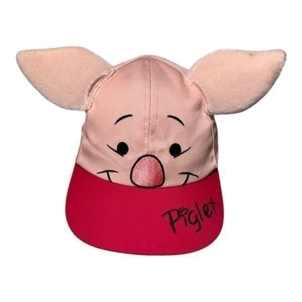 Vintage 90s Walt Disney World Kids Piglet Ears Adjustable Baseball Hat Toddler