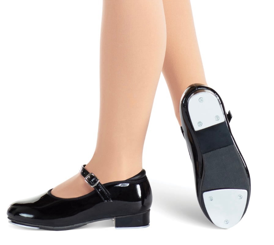 New in box Revolution Dance wear BUCKLE STUDENT TAP SHOE Mary Jane style sz 10.5